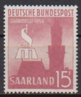 Saarland1958 MiNr.435 ** Postfr.400 Jahre Stadt Homburg (1771) Günstige Versandkosten - Ongebruikt