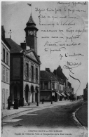 Chateauneuf En Thymerais Eure Et Loir Rue Grande Boutiques 1903 état Superbe - Châteauneuf