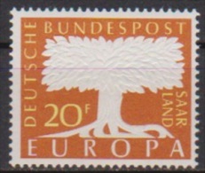 Saarland1957 MiNr.402 ** Postfr.Europa ( 2216) - Unused Stamps