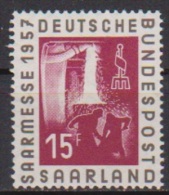 Saarland 1957 MiNr.400 ** Postfr. Intern. Saarmesse ( 2218 ) Günstige Versandkosten - Neufs