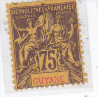 Guyane N 41, Neuf Charnière - Ongebruikt