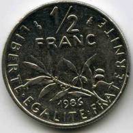France 1/2 Franc 1986 GAD 429 KM 931.1 - 1/2 Franc