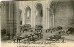 36.ABBAYE DE FONTGOMBAULT......CPA ..1917....REFECTOIRE.......LOT F1619 - Other Municipalities