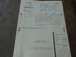 Document  -Comptabilité Téléphonique-obl Du 11/02/1937 - 1900 – 1949