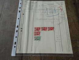 Facture Materiaux De Construction VICTOR Vermeulen(Forges) Du 15/12/1937 - 1900 – 1949