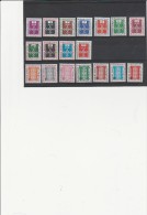 MAURITANIE -TIMBRES DE SERVICE N° 1 A 11 NEUF X +TIMBRES TAXE N° 27 A 33 NEUF X  ANNEE 1961 - Unused Stamps