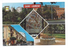 CPM - SAINT LAURENT Du VAR (83) Multivues (5 Vues : Plan Du Vieux Village, Rue Animée, Puit ...) - Saint-Laurent-du-Var