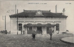 CARTE POSTALE ORIGINALE ANCIENNE 1905 : CHOISY LEROI ; LA GARE ; ANIMEE ; VAL DE MARNE (94) - Stazioni Senza Treni