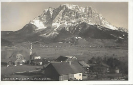 Alte AK Lermoos - Blick Auf Ehrwald Ud Zugspitze (1932) - Lermoos