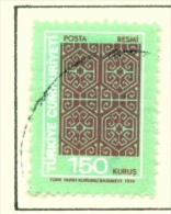 TURKEY  -  1974  Official  150k  Used As Scan - Oblitérés