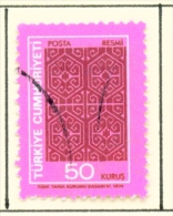 TURKEY  -  1974  Official  50k  Used As Scan - Oblitérés