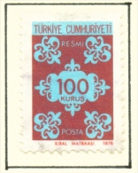 TURKEY  -  1975  Official  100k  Used As Scan - Oblitérés