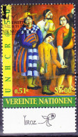 UN Wien Vienna Vienne - 50 Jahre UNHCR (MiNr: 325 Mit TAB) 2000 - Gest Used Obl  LESEN - Oblitérés