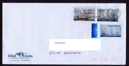 France Enveloppe Affranchissement Voiliers  Flamme Brest 2000 De1999 - Storia Postale