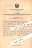 Original Patent - August Bröll In Bregenz , Vorarlberg , 1901 , Fleisch-Schneidemaschine , Fleischer , Metzger !!! - Bregenz