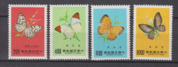 China Taiwan Mi# 1199-1202 ** MNH Butterfly 1978 - Neufs