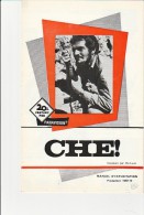 PUBLICITE DE  PRESSE -MANUEL D´EXPLOITATION - FILM CHE ! ANNEE 1969-70 - Publicité Cinématographique