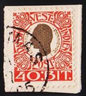 1905. Chr. IX. 40 Bit Grey/red. (Michel: 33) - JF127951 - Deens West-Indië