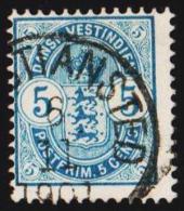 1903. Coat-of-Arms Type. 5 C. Blue. (Michel: 22) - JF127926 - Deens West-Indië