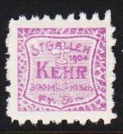 1904. ST. GALLEN KEHR 300 M. 10 Sch. Fr. 5. (Michel: ) - JF128045 - Fiscaux