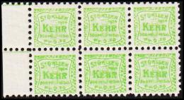 1904. ST. GALLEN KEHR 300 M. 10 Sch. Fr .2,50. 6 Ex. (Michel: ) - JF128014 - Steuermarken