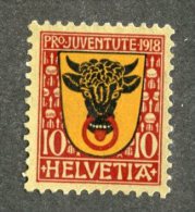 5695  Swiss 1918  Mi.#143  (*)  Scott #B10  (cat. 5.€) Offers Welcome! - Nuevos