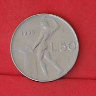 ITALY  50  LIRAS  1955   KM# 95,1  -    (Nº10777) - 50 Lire