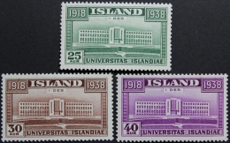 IJsland, 20 Jaar Onafhankelijk Koninkrijk In Personele Unie Met Denemarken - Unused Stamps