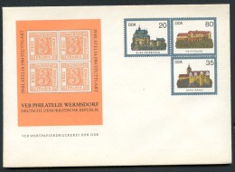 DDR U1-1a-84 C1-a UMSCHLAG Burgen Der DDR ZUDRUCK STUTTGART 1984 - Enveloppes Privées - Neuves