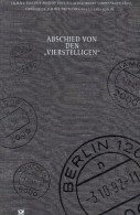 Geschenk-Buch Edition Abschied Postleitzahlen 1992 BRD Mit 14 Ausgaben O 30€ 4-stellig PLZ Book Stamps Document Germany - Altri & Non Classificati