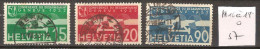 Suisse PA 16 à 18 Oblitérés Côte 57 € - Used Stamps