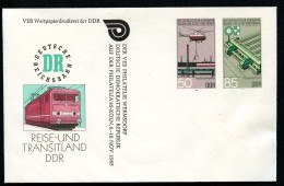 DDR U3-1a-85 C1-a Umschlag ZUDRUCK PHILATELIA KÖLN 1985 - Private Covers - Mint