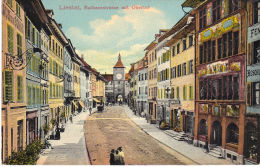 Liestal, Rathausstrasse Mit Obertor - Liestal