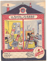 Protège Cahier La Famille Flambo Remet à Neuf Sa Maison Offert Par Les Produits D'entretien Flambo - Book Covers