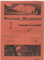 Protège Cahier Pharmacie Delabrière Cosne Sur Loire Spécialités Vétérinaires Bandages Produits Pour La Vigne Et Les Vins - Book Covers
