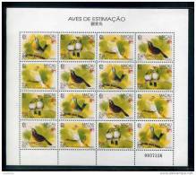 1995 Macau/Macao Stamps Mini Sheet -Prize Birds Singapore 95 Fauna - Blocks & Kleinbögen