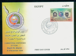 EGYPT / 2009 / AFRICA / CHINA / IV MINISTERIAL CONFERENCE OF FACAC / FDC - Cartas & Documentos