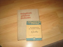Kriegsbriefe Gefallener Studenten - 1928 -Verlag Georg Müller Und Goethe Buch - 5. Guerre Mondiali
