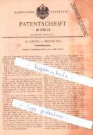 Original Patent - Th. Rieping In Ibbenbüren , 1898 , Fadenheftmaschine !!! - Ibbenbueren