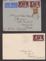 GB 1937 KGVI Coronation - 2 Covers , 1 Commercially U To Australia , 1 PPC Used & 4 PPC Unused - ....-1951 Pre-Elizabeth II