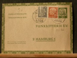 50/961      CP FUNLOTTERIEKARTE - Postkarten - Gebraucht