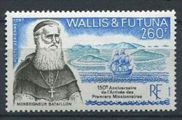 139 WALLIS Et FUTUNA 1987 - Mgr Bataillon Voilier Iles (Yvert A 158) Neuf ** (MNH) Sans Trace De Charniere - Neufs