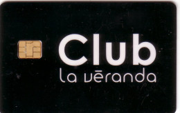 FRANCE CARTE A PUCE CLUB LA VERANDA VALENCE 26 NEUVE MINT - Cartes De Salon Et Démonstration