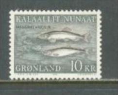 1986 GREENLAND FISH MICHEL: 168 MNH ** - Neufs