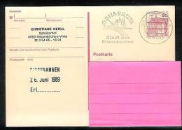 Bund 1984:   P  135 II    (C011) - Cartes Postales - Oblitérées