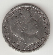 *usa  Quarter    1895   Km  114    Look!! - 1892-1916: Barber