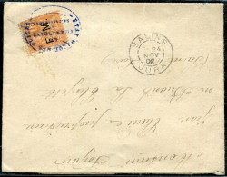 FRANCE - TIMBRE DE FRANCHISE N° 1 / ANNULÉ ETAT MAJOR DES PLACES , DE SALINS LE 24/11/1902 POUR LA CLAYETTE - TB - Military Postage Stamps