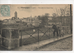 95.032/ CHAMPAGNE - Vue Prise Du Grand Pont - Champagne Sur Oise