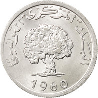 Monnaie, Tunisie, 5 Millim, 1960, SPL+, Aluminium, KM:282 - Tunisia