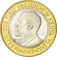 Monnaie, Kenya, 10 Shillings, 2010, SPL, Bi-Metallic, KM:35.2 - Kenia